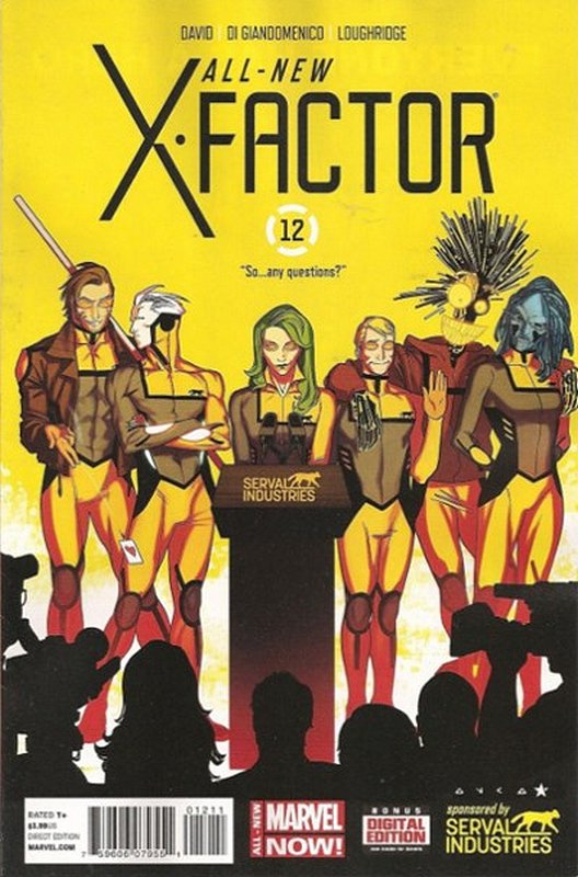 Cover of X-Factor - All New  (Vol 1) #12. One of 250,000 Vintage American Comics on sale from Krypton!