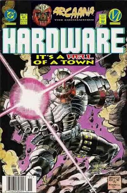 Cover of Hardware (Vol 1) #21. One of 250,000 Vintage American Comics on sale from Krypton!