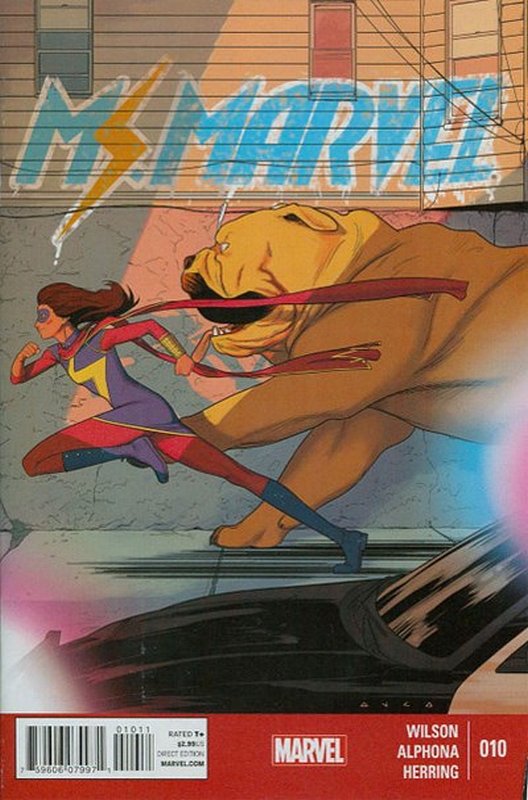 Cover of Ms Marvel (Vol 3) #10. One of 250,000 Vintage American Comics on sale from Krypton!
