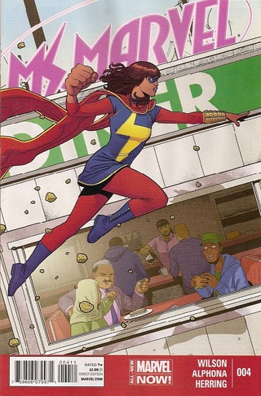 Cover of Ms Marvel (Vol 3) #4. One of 250,000 Vintage American Comics on sale from Krypton!