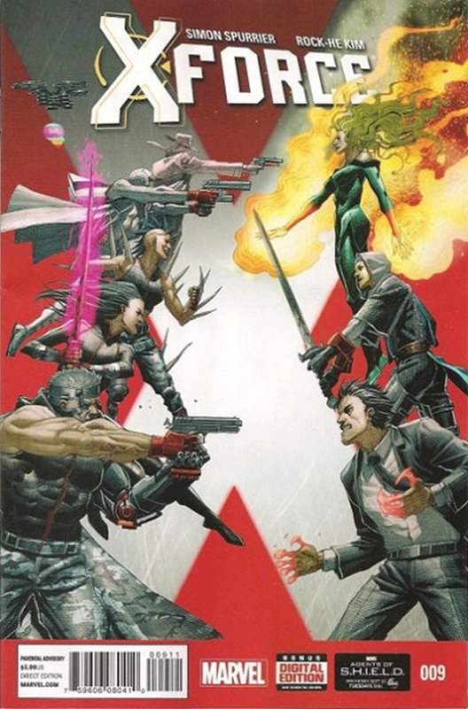 Cover of X-Force (Vol 4) #9. One of 250,000 Vintage American Comics on sale from Krypton!