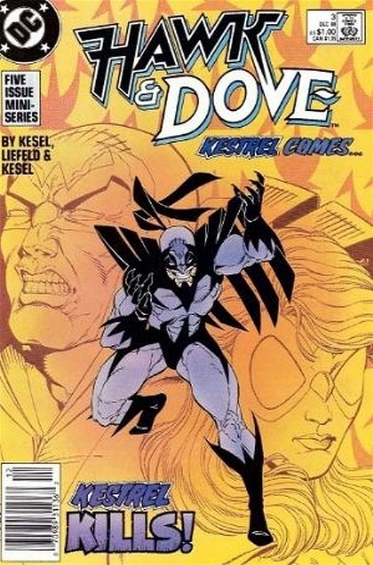 Cover of Hawk & Dove (1988-89 Ltd) #3. One of 250,000 Vintage American Comics on sale from Krypton!