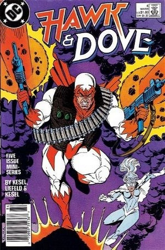 Cover of Hawk & Dove (1988-89 Ltd) #4. One of 250,000 Vintage American Comics on sale from Krypton!