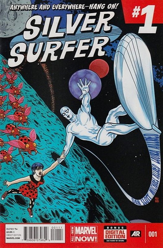 Cover of Silver Surfer (Vol 4) #1. One of 250,000 Vintage American Comics on sale from Krypton!