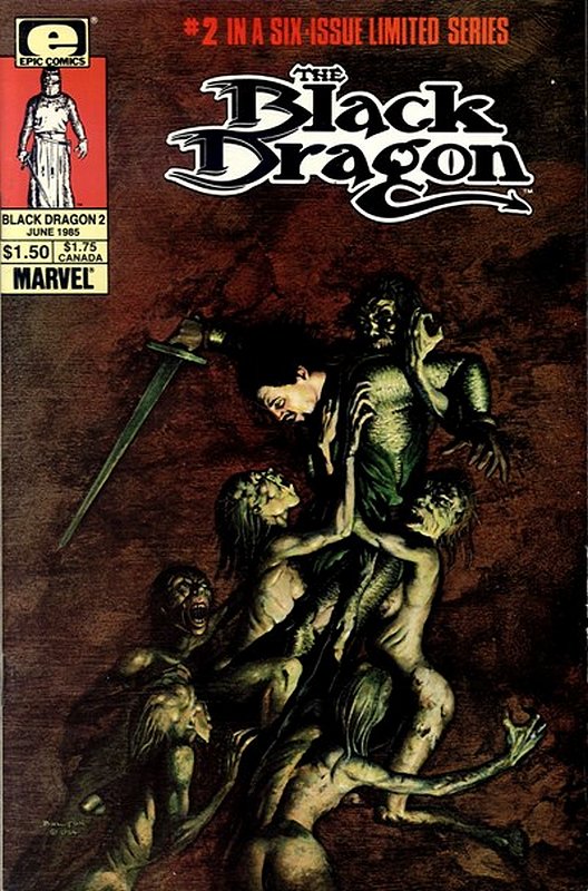 Cover of Black Dragon (1985 Ltd) #2. One of 250,000 Vintage American Comics on sale from Krypton!