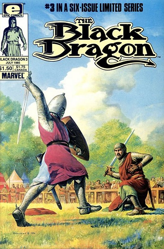 Cover of Black Dragon (1985 Ltd) #3. One of 250,000 Vintage American Comics on sale from Krypton!