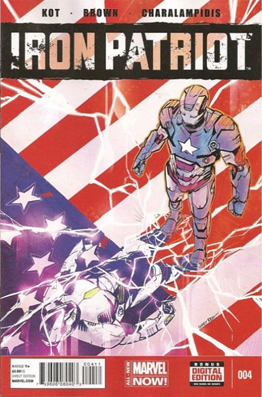 Cover of Iron Patriot (Vol 1) #4. One of 250,000 Vintage American Comics on sale from Krypton!