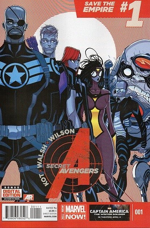 Cover of Secret Avengers (Vol 3) #1. One of 250,000 Vintage American Comics on sale from Krypton!