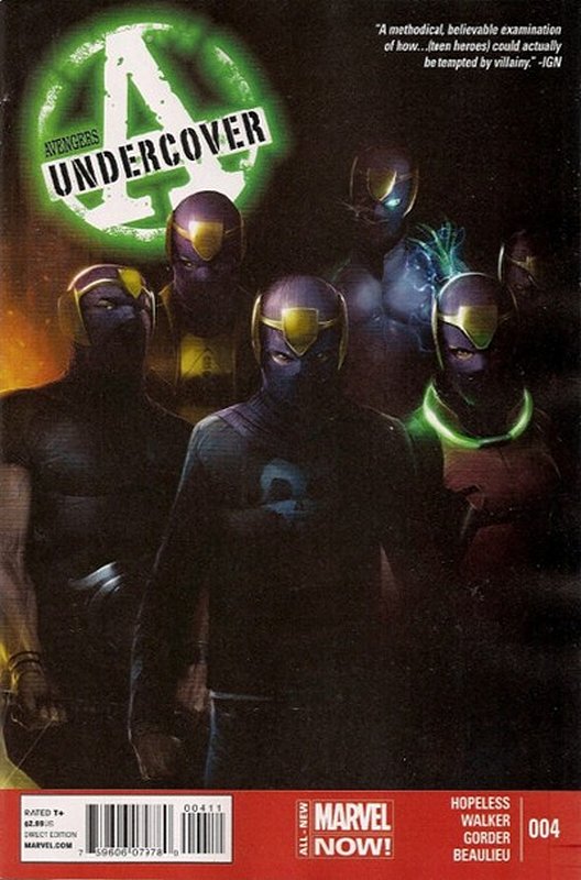 Cover of Avengers: Undercover (Vol 1) #4. One of 250,000 Vintage American Comics on sale from Krypton!