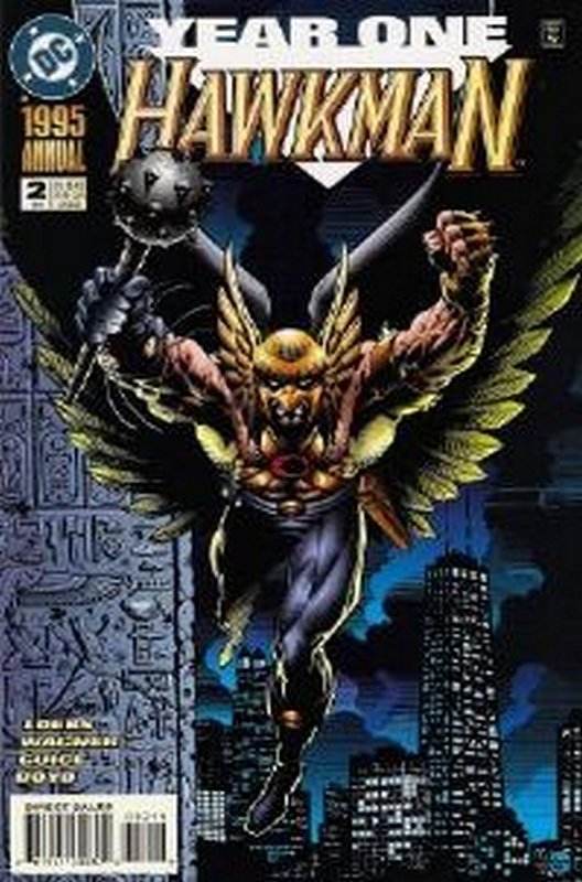 Cover of Hawkman Annual #2. One of 250,000 Vintage American Comics on sale from Krypton!