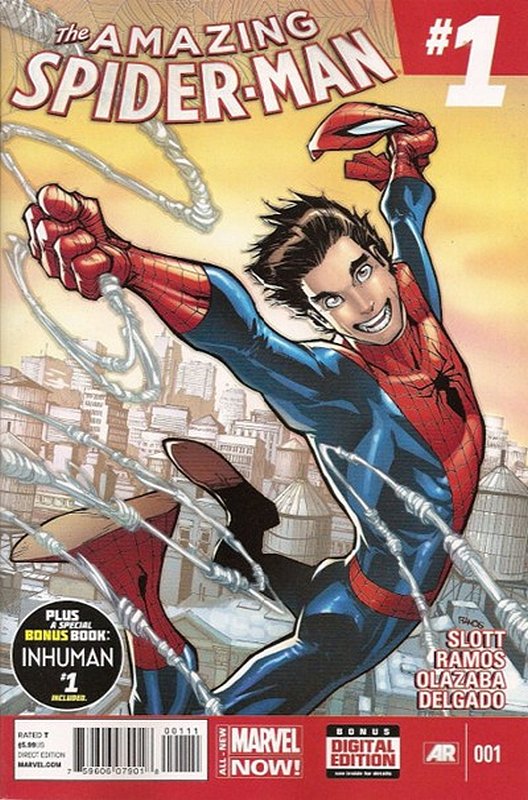 Cover of Amazing Spider-Man (Vol 3) #1. One of 250,000 Vintage American Comics on sale from Krypton!