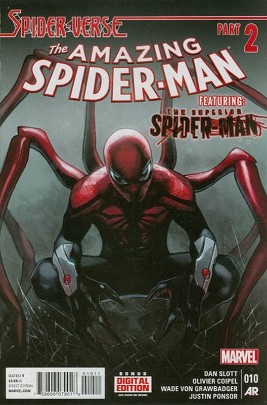 1st Spider-Punk<br> Cover of Amazing Spider-Man (Vol 3) #10. One of 250,000 Vintage American Comics on sale from Krypton!