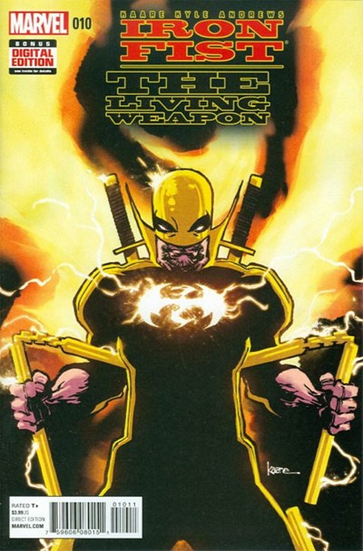 Cover of Iron Fist (Vol 4) The Living Weapon #10. One of 250,000 Vintage American Comics on sale from Krypton!