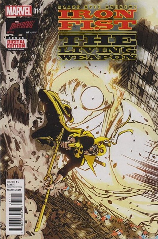 Cover of Iron Fist (Vol 4) The Living Weapon #11. One of 250,000 Vintage American Comics on sale from Krypton!