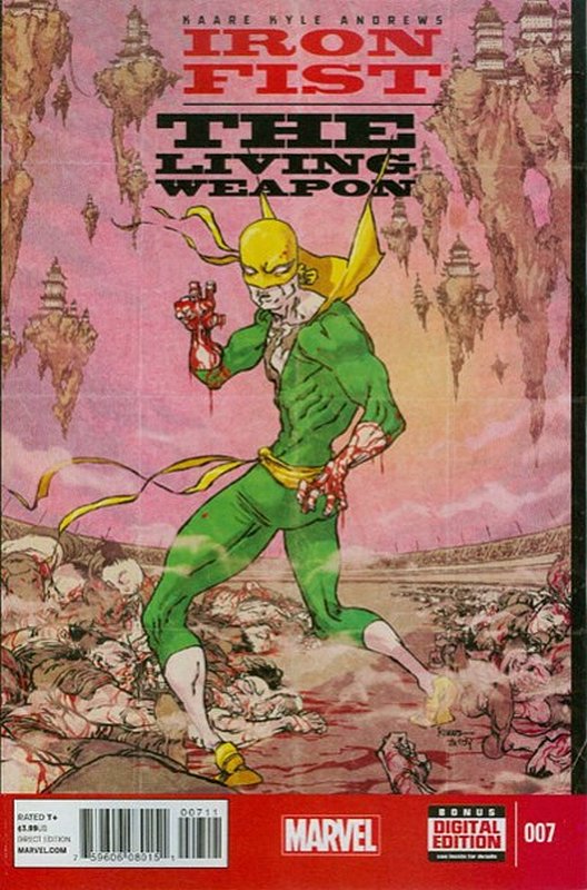 Cover of Iron Fist (Vol 4) The Living Weapon #7. One of 250,000 Vintage American Comics on sale from Krypton!