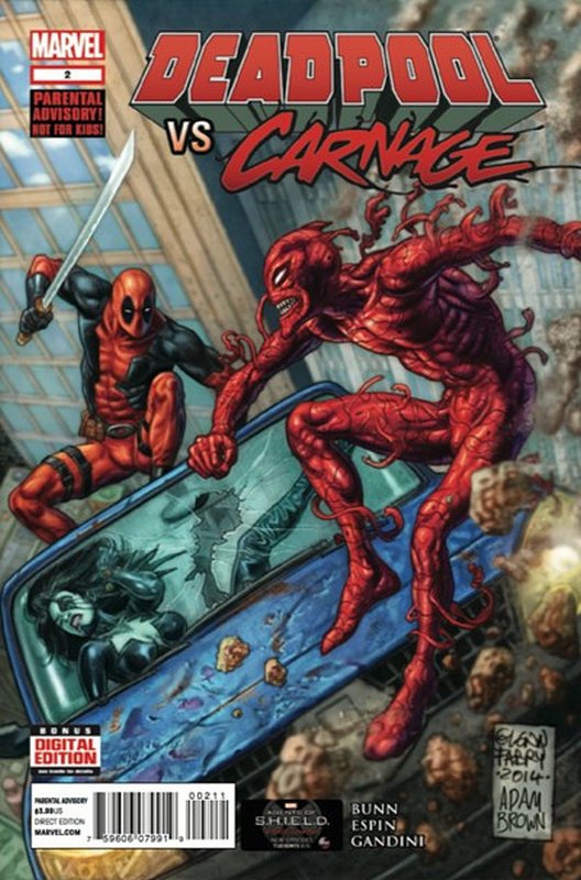 Cover of Deadpool vs Carnage (2014 Ltd) #2. One of 250,000 Vintage American Comics on sale from Krypton!