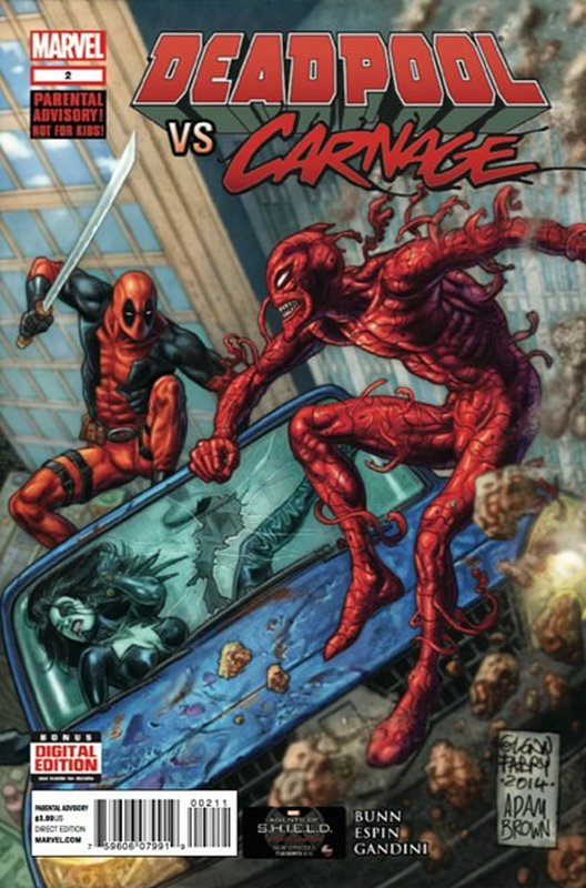 Cover of Deadpool vs Carnage (2014 Ltd) #2. One of 250,000 Vintage American Comics on sale from Krypton!