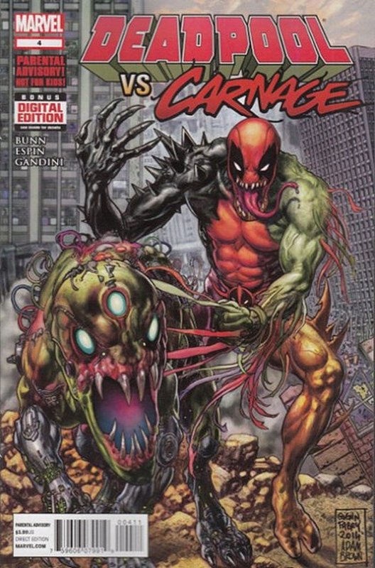 Cover of Deadpool vs Carnage (2014 Ltd) #4. One of 250,000 Vintage American Comics on sale from Krypton!