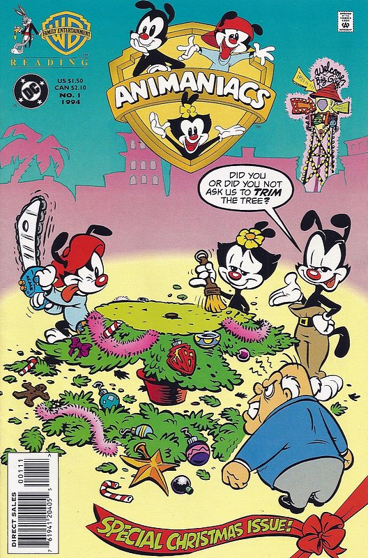 Cover of Animaniacs: Christmas Special #1. One of 250,000 Vintage American Comics on sale from Krypton!