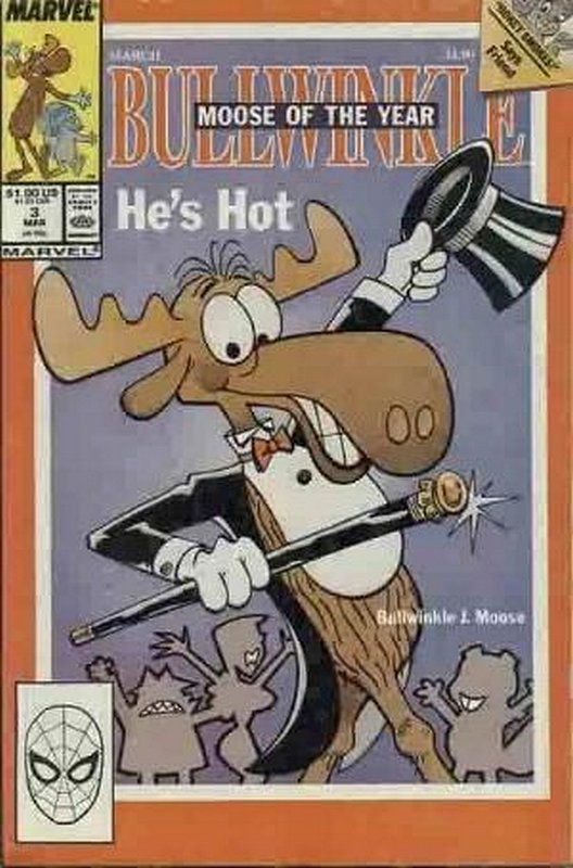 Cover of Bullwinkle & Rocky (Star Comics) (Vol 1) #3. One of 250,000 Vintage American Comics on sale from Krypton!