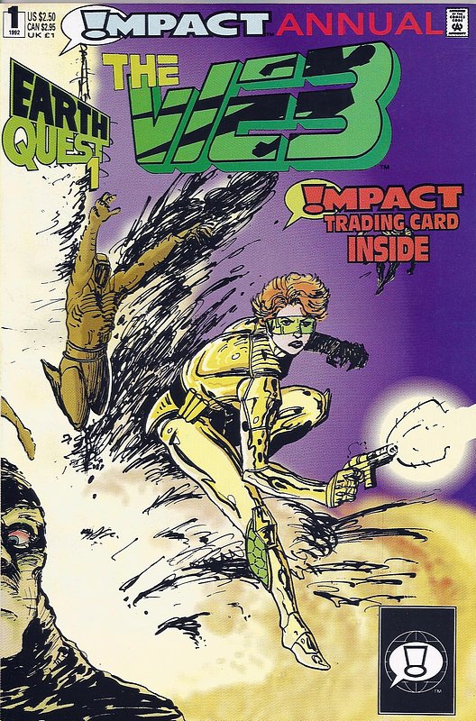 Cover of Web (Impact) Annual (1992 One Shot) #1. One of 250,000 Vintage American Comics on sale from Krypton!