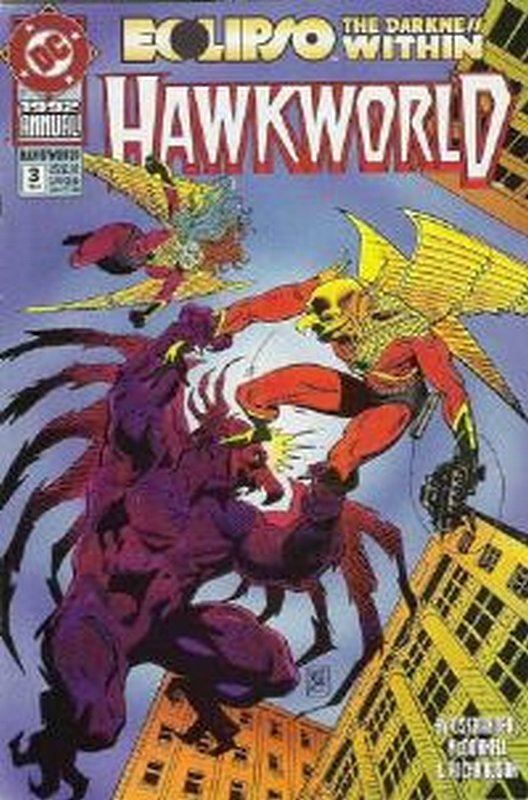 Cover of Hawkworld Annual (Vol 1) #3. One of 250,000 Vintage American Comics on sale from Krypton!
