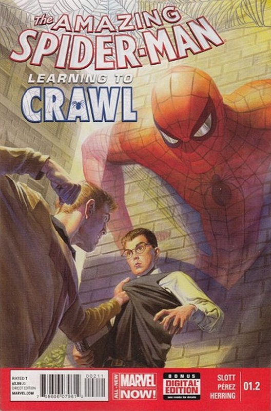 Cover of Amazing Spider-Man: Learning to Crawl (2014 Ltd) #2. One of 250,000 Vintage American Comics on sale from Krypton!