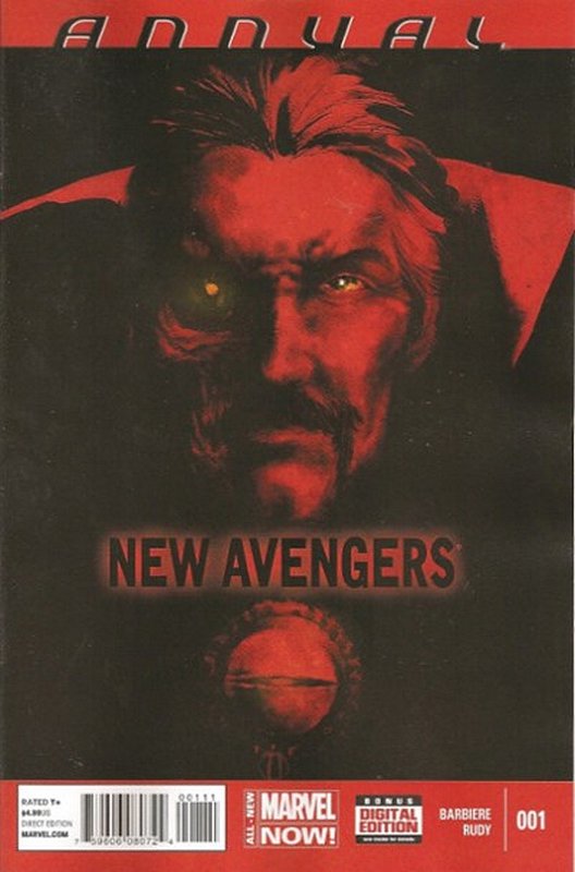 Cover of New Avengers (Vol 3) Annual #1. One of 250,000 Vintage American Comics on sale from Krypton!