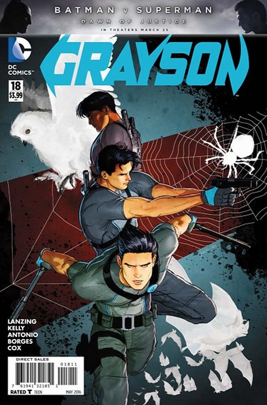 Cover of Grayson (Vol 1) #18. One of 250,000 Vintage American Comics on sale from Krypton!