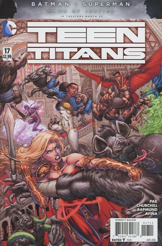 Cover of Teen Titans (Vol 5) #17. One of 250,000 Vintage American Comics on sale from Krypton!
