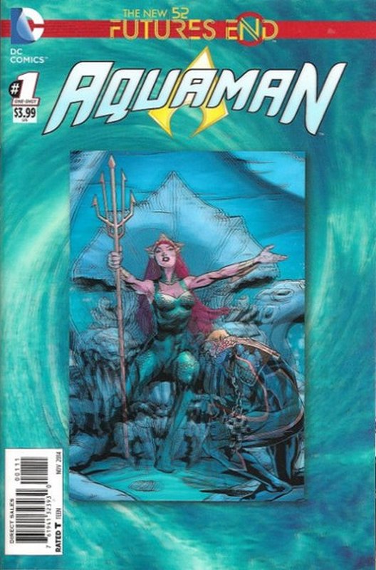 Cover of Aquaman: Futures End (2014 One Shot) #1. One of 250,000 Vintage American Comics on sale from Krypton!