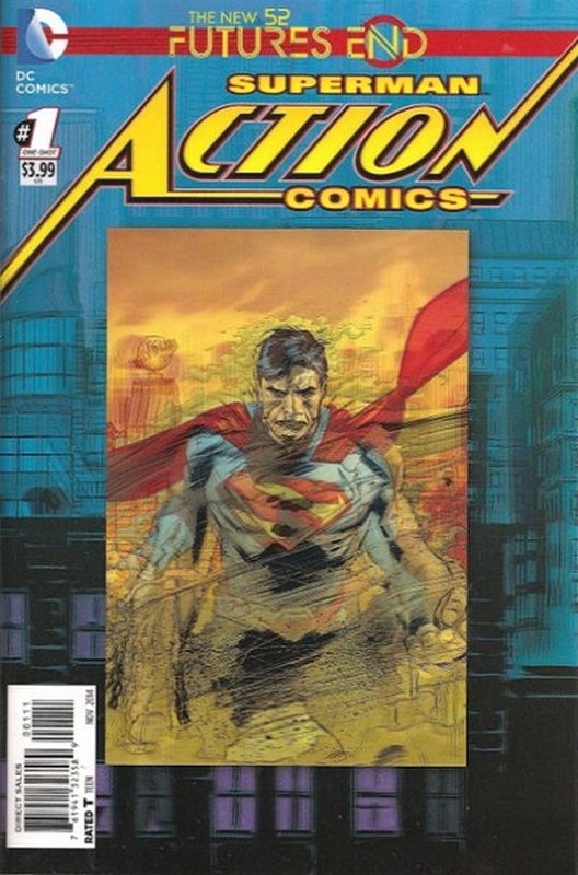 Cover of Action Comics: Futures End (2014 One Shot) #1. One of 250,000 Vintage American Comics on sale from Krypton!