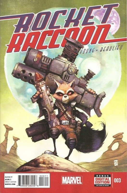Cover of Rocket Raccoon (Vol 1) #3. One of 250,000 Vintage American Comics on sale from Krypton!