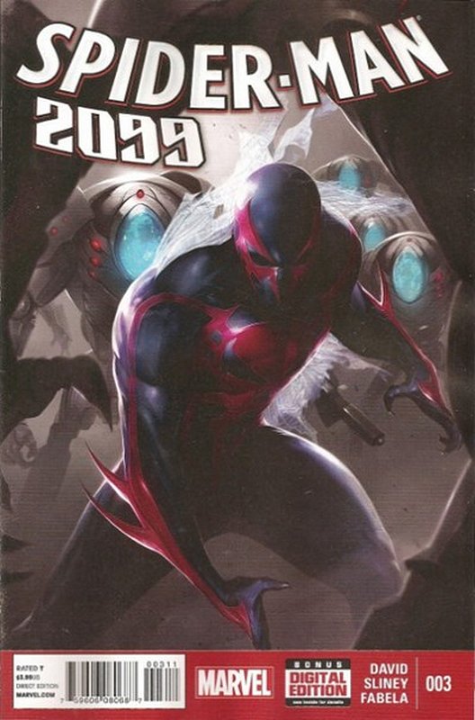 Cover of Spider-Man 2099 (Vol 2) #3. One of 250,000 Vintage American Comics on sale from Krypton!