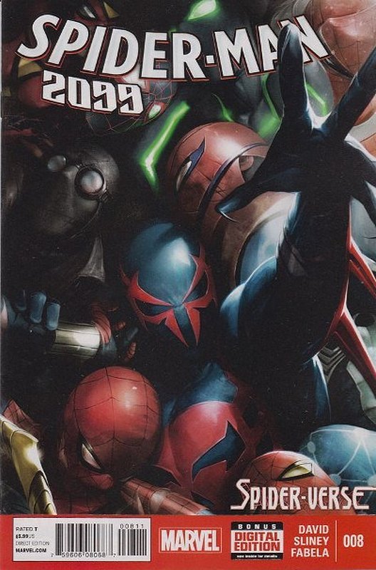 Cover of Spider-Man 2099 (Vol 2) #8. One of 250,000 Vintage American Comics on sale from Krypton!