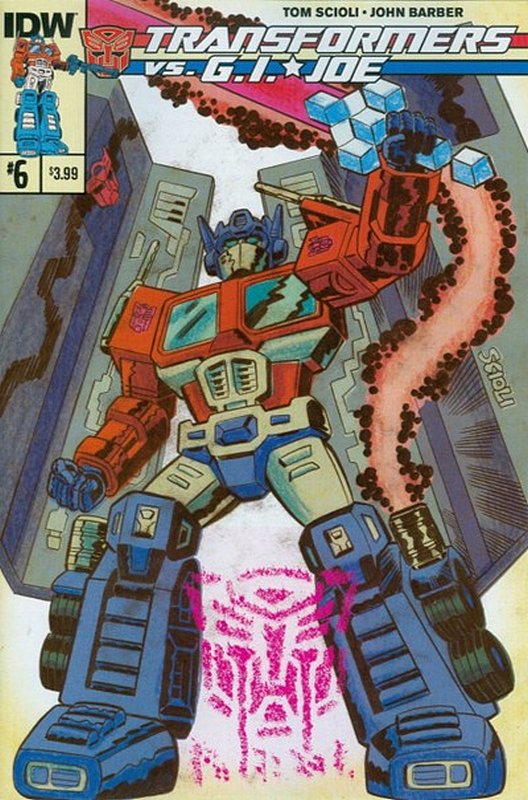 Cover of Transformers vs GI Joe (2014 Ltd) #6. One of 250,000 Vintage American Comics on sale from Krypton!