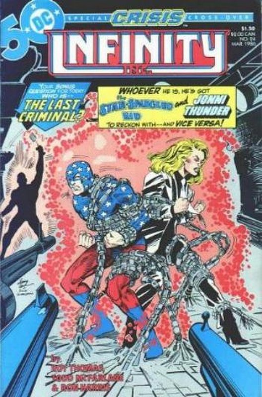 Cover of Infinity Inc (Vol 1) #24. One of 250,000 Vintage American Comics on sale from Krypton!