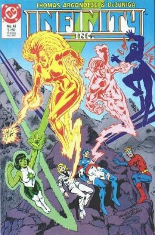 Cover of Infinity Inc (Vol 1) #41. One of 250,000 Vintage American Comics on sale from Krypton!