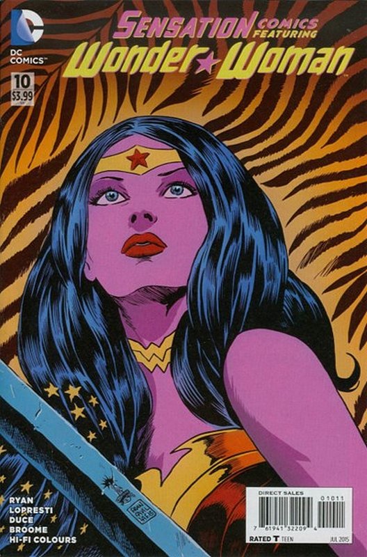 Cover of Sensation Comics Featuring Wonder Woman (Vol 1) #10. One of 250,000 Vintage American Comics on sale from Krypton!