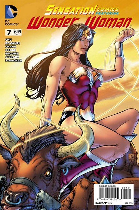 Cover of Sensation Comics Featuring Wonder Woman (Vol 1) #7. One of 250,000 Vintage American Comics on sale from Krypton!