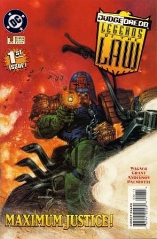 Cover of Judge Dredd: Legends of the Law (Vol 1) #1. One of 250,000 Vintage American Comics on sale from Krypton!