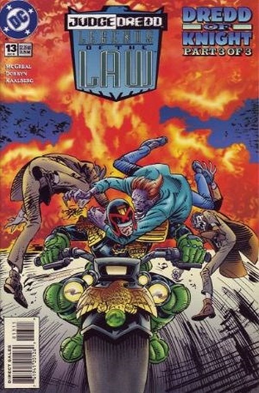 Cover of Judge Dredd: Legends of the Law (Vol 1) #13. One of 250,000 Vintage American Comics on sale from Krypton!