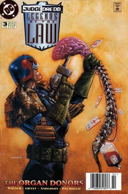 Cover of Judge Dredd: Legends of the Law (Vol 1) #3. One of 250,000 Vintage American Comics on sale from Krypton!