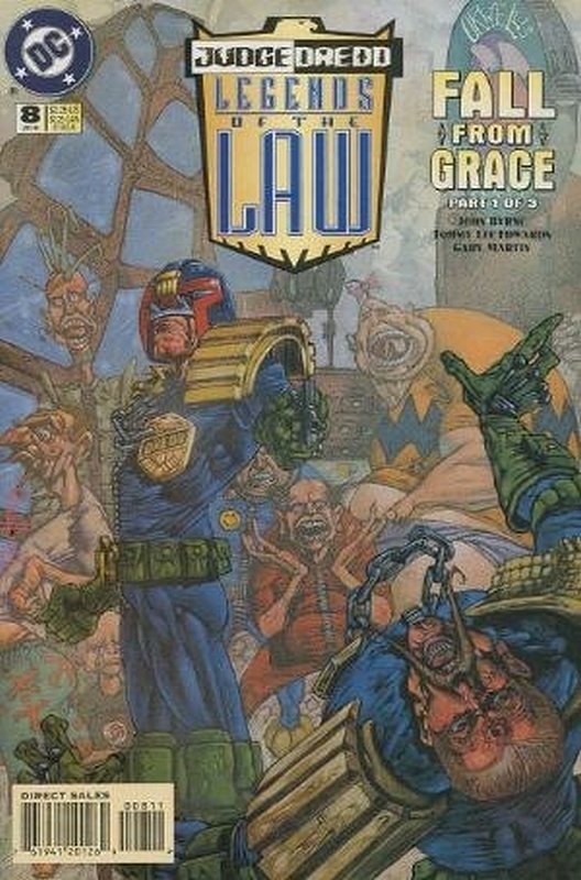 Cover of Judge Dredd: Legends of the Law (Vol 1) #8. One of 250,000 Vintage American Comics on sale from Krypton!