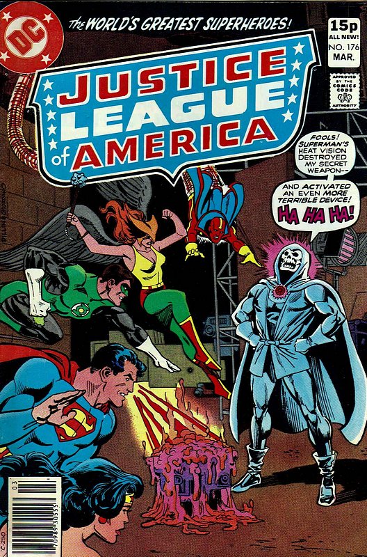 Cover of Justice League of America (Vol 1) #176. One of 250,000 Vintage American Comics on sale from Krypton!