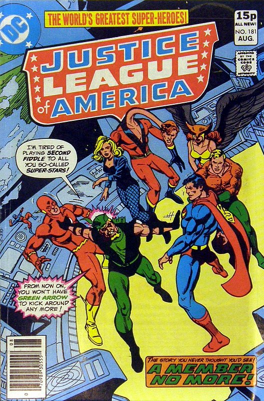 Cover of Justice League of America (Vol 1) #181. One of 250,000 Vintage American Comics on sale from Krypton!