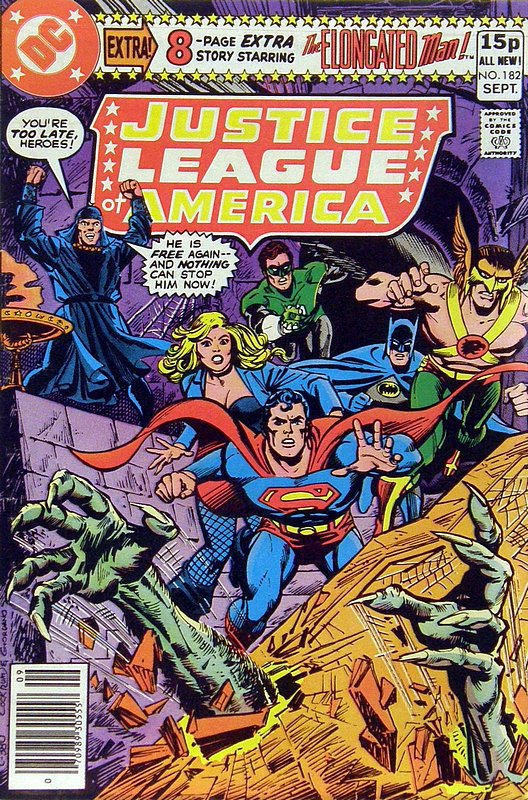 Cover of Justice League of America (Vol 1) #182. One of 250,000 Vintage American Comics on sale from Krypton!