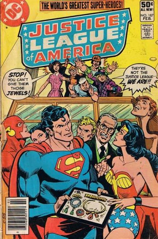 Cover of Justice League of America (Vol 1) #187. One of 250,000 Vintage American Comics on sale from Krypton!