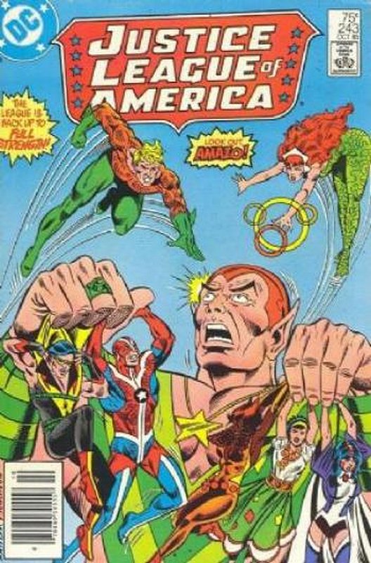 Cover of Justice League of America (Vol 1) #243. One of 250,000 Vintage American Comics on sale from Krypton!