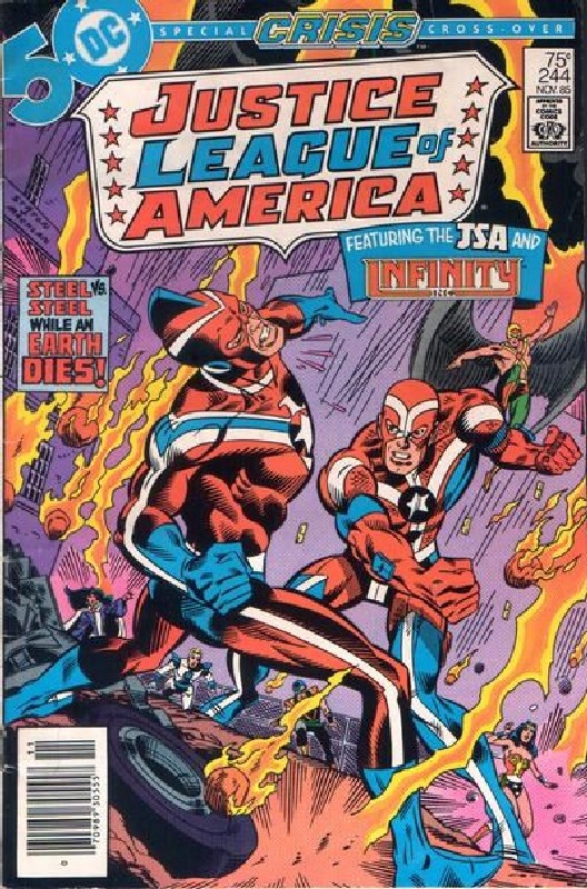 Cover of Justice League of America (Vol 1) #244. One of 250,000 Vintage American Comics on sale from Krypton!